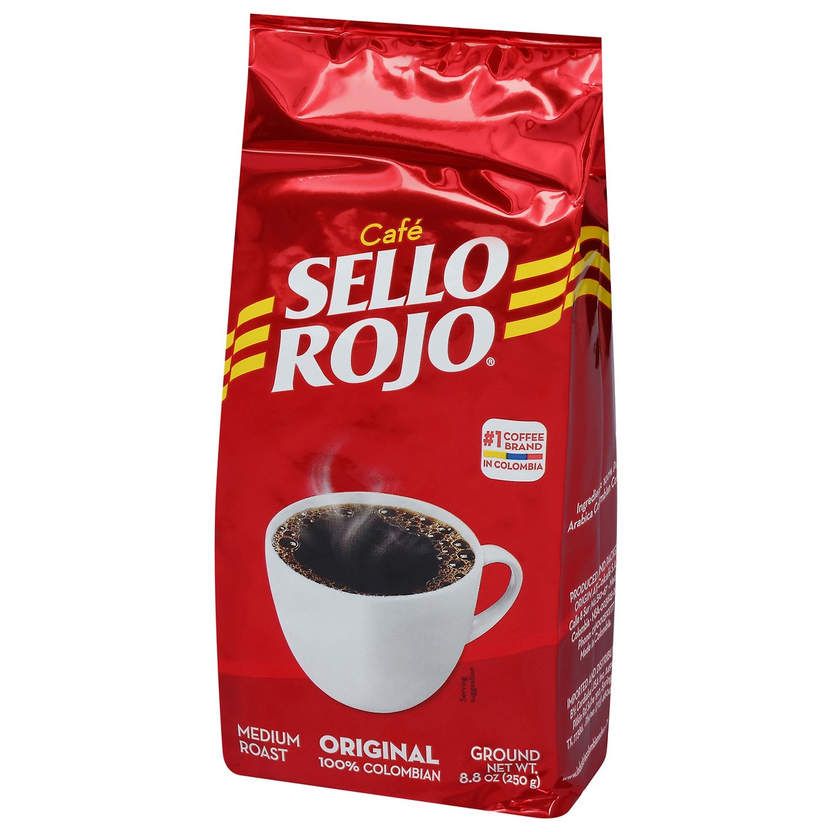 slide 10 of 12, Café Sello Rojo Tradicional Medium Roast Ground Coffee 10 oz, 10 oz