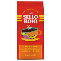 Café Sello Rojo Tradicional Medium Roast Ground Coffee 10 oz