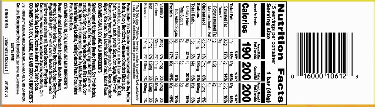 slide 7 of 11, Nature Valley Protein Granola Bars, Snack Variety Pack, Chewy Bars, 15 ct, 21.3 OZ, 15 ct