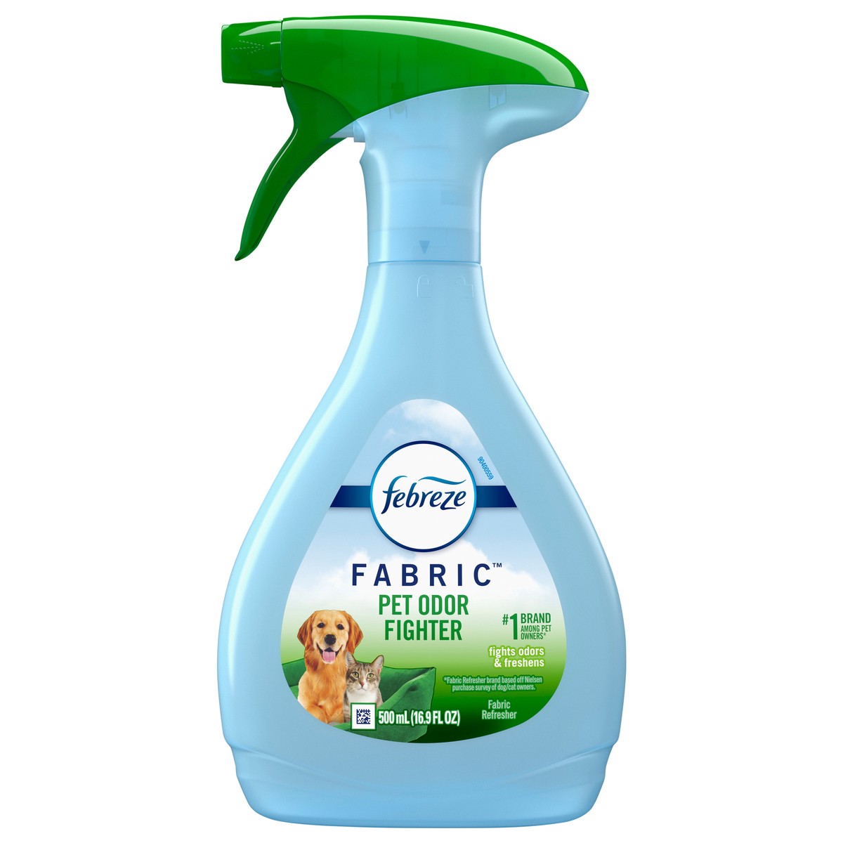 slide 1 of 3, Febreze Fabric Refresher, Pet Odor Eliminator, Lightly Scented, 16.9 oz