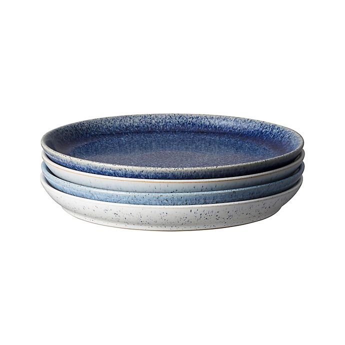 slide 2 of 4, Denby Studio Blue Dinner Plates, 4 ct