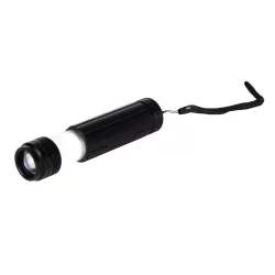Stansport 200-Lumen Heavy-Duty Tactical Flashlight/Lantern - Black/White