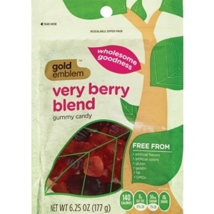 slide 1 of 1, CVS Gold Emblem Very Berry Blend Gummy Candy, 6.25 oz