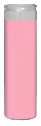 St. Jude Clear Pink Wax Candle