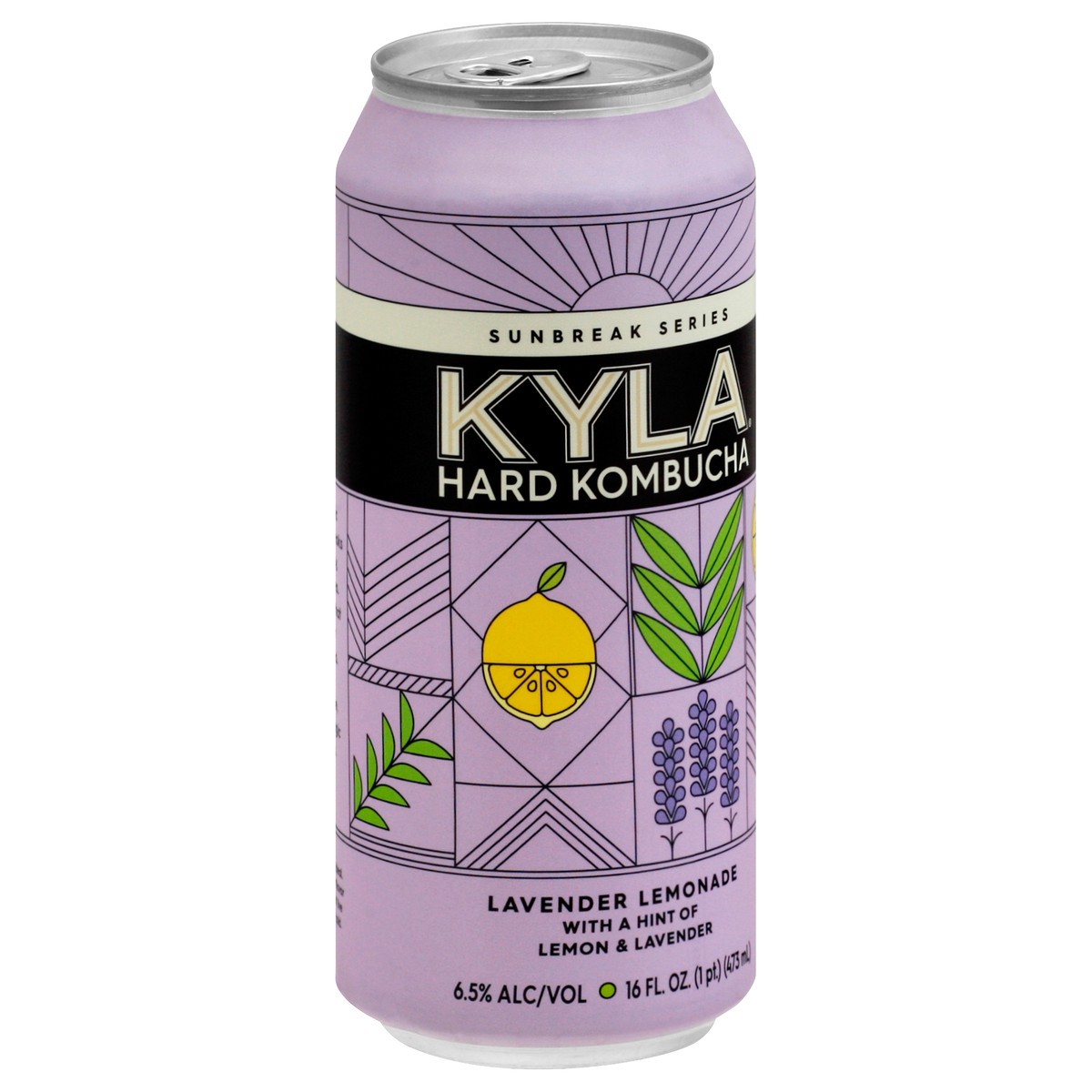 slide 9 of 9, Kyla Sunbreak Series Lavender Lemonade Hard Kombucha 16 oz, 16 oz