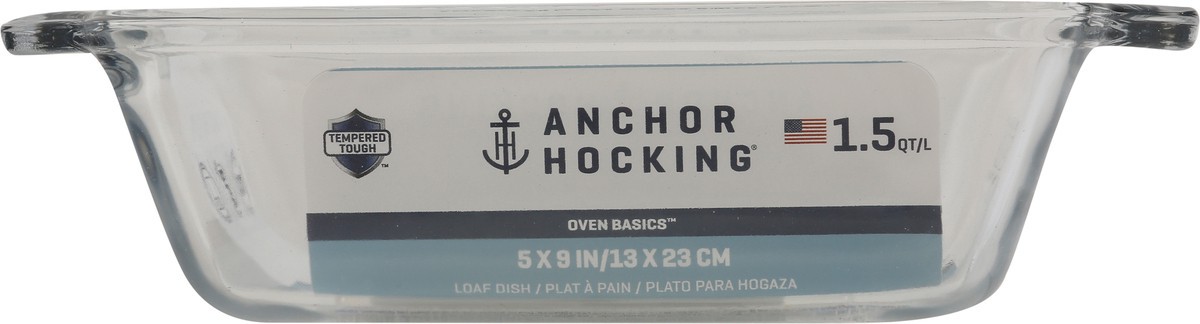 slide 7 of 9, Anchor Hocking Oven Basics Tampered Tough Loaf Dish 1 ea, 1 ct