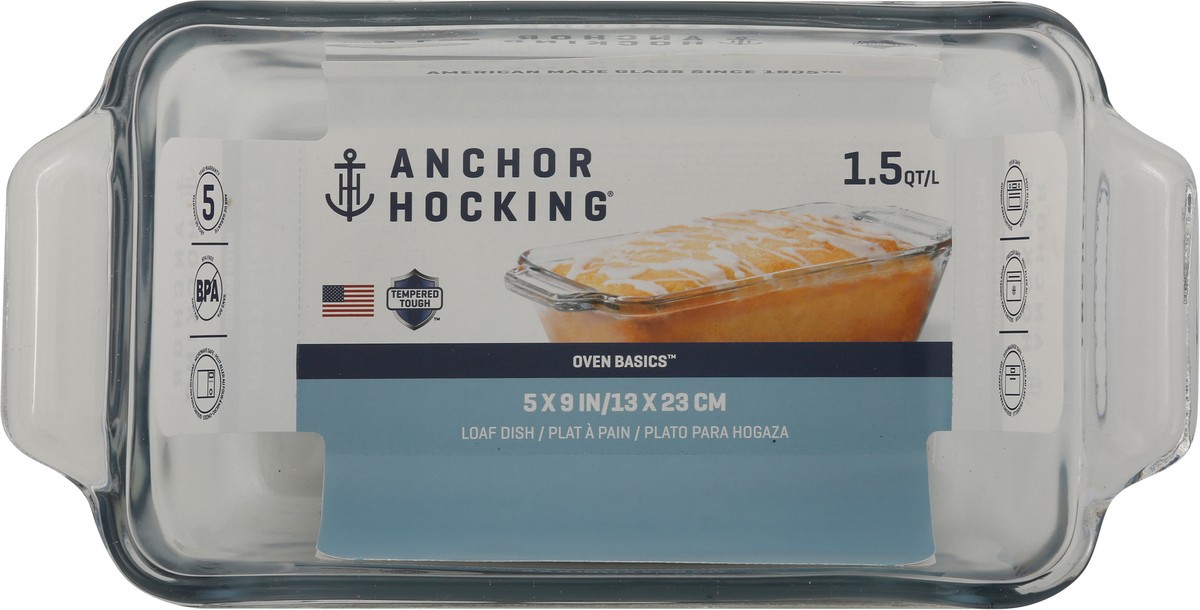 slide 4 of 9, Anchor Hocking Oven Basics Tampered Tough Loaf Dish 1 ea, 1 ct