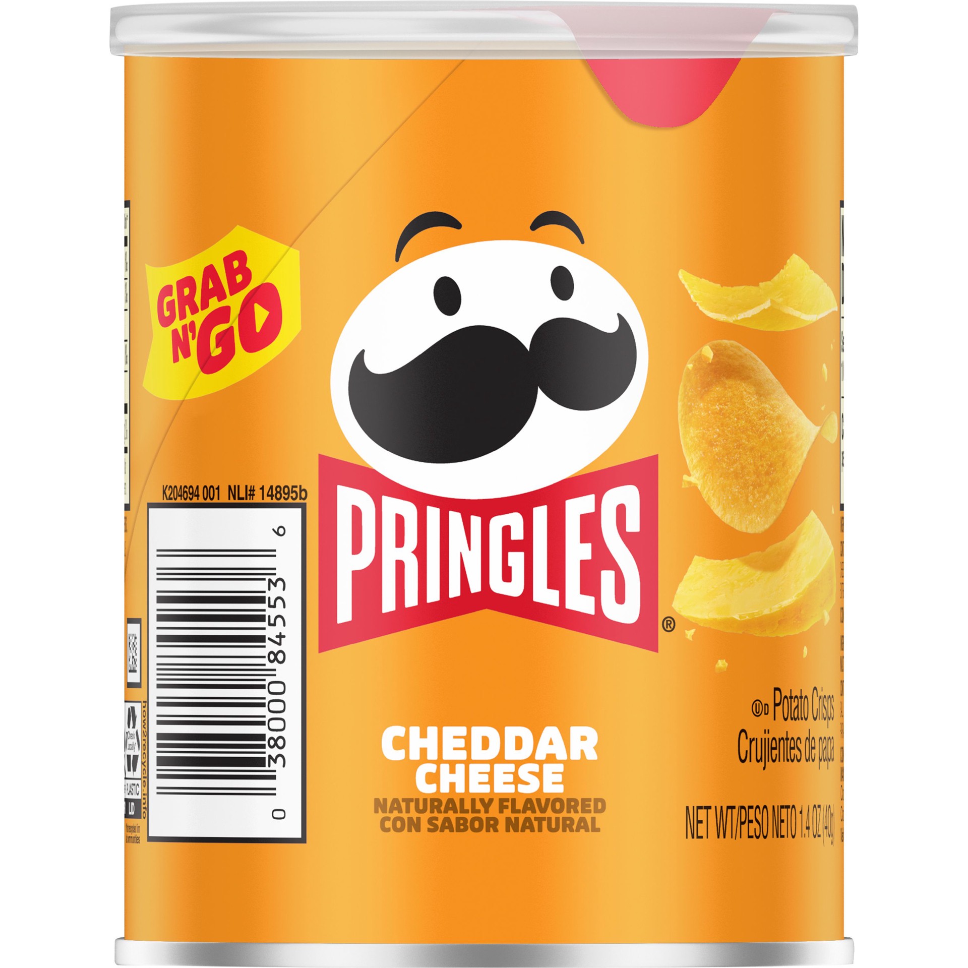 slide 3 of 5, Pringles Potato Crisps Chips, Cheddar Cheese, 16.9 oz, 12 Count, 1.06 lb