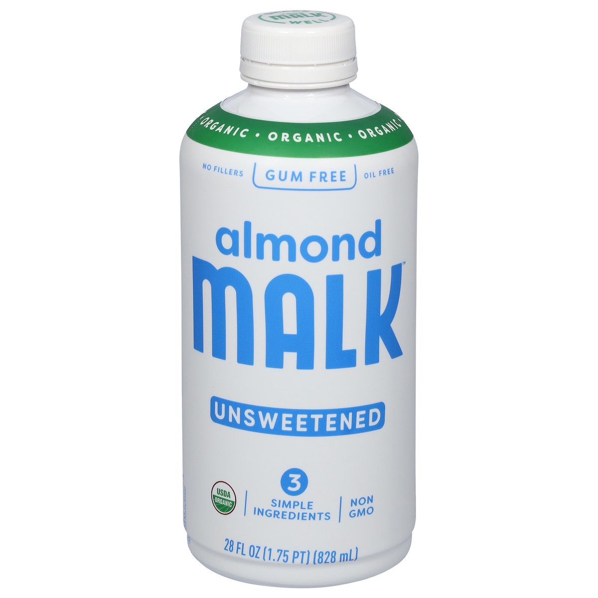 MALK Organic Unsweetened Almond MALK 28 fl oz 28 fl oz | Shipt