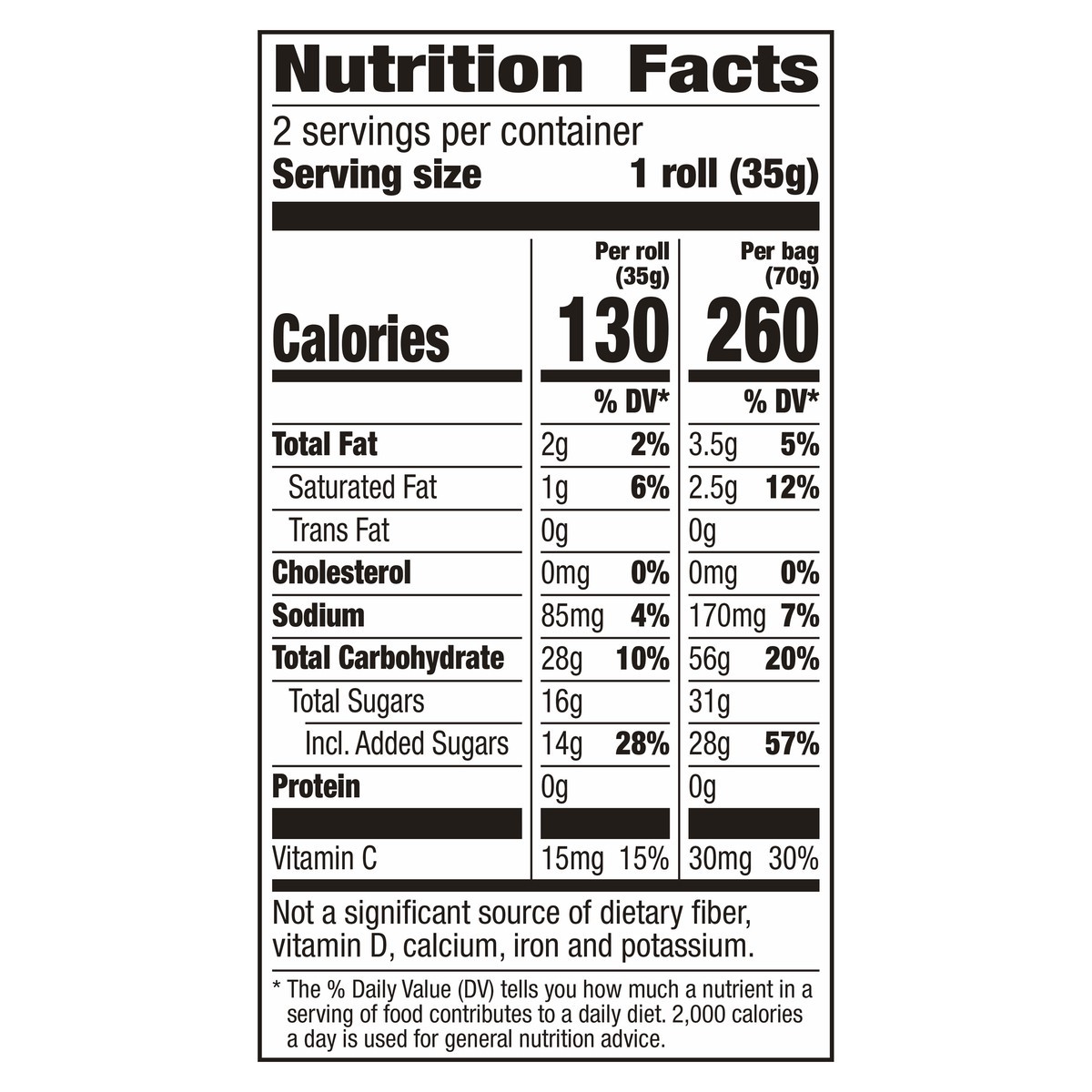 slide 11 of 12, Fruit by the Foot Orange and Cherry King Sized Rolls 2 Count, 2 ct