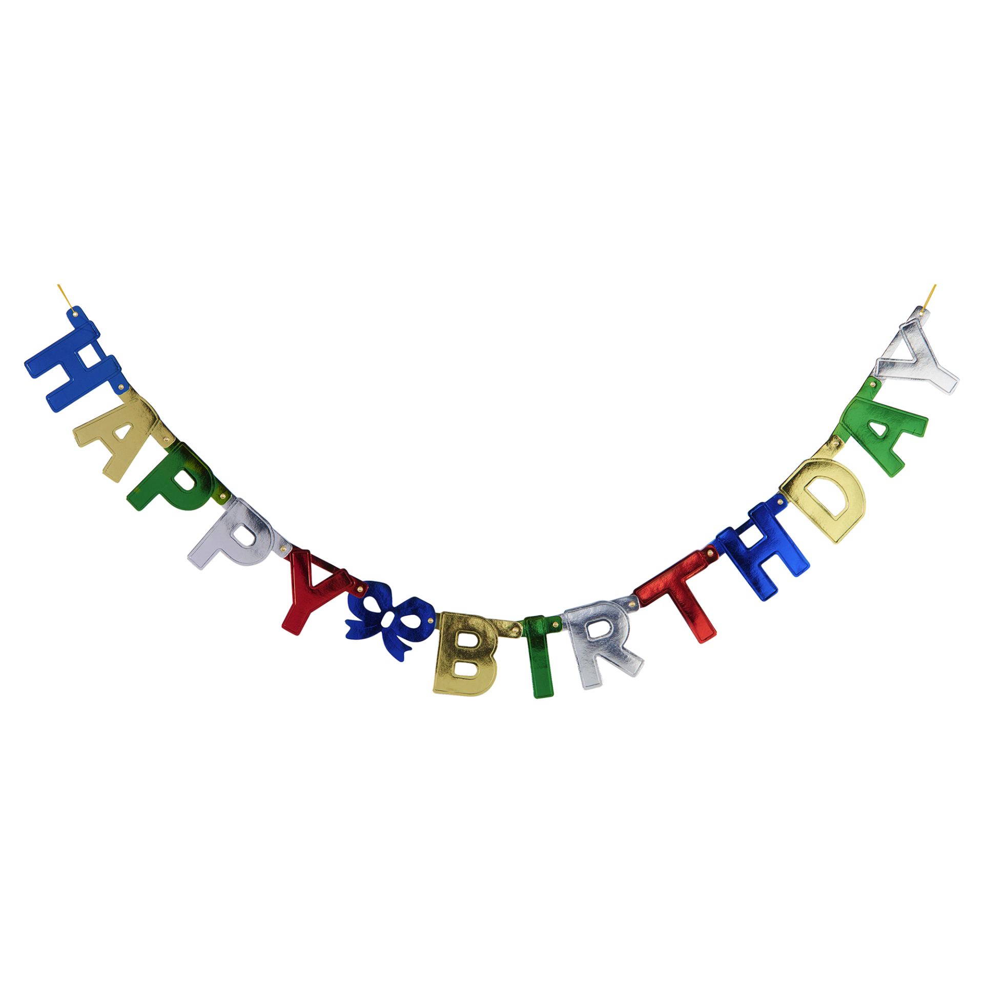 slide 1 of 2, AMERICAN GREETINGS Happy Birthday Party Banner, 1 ct
