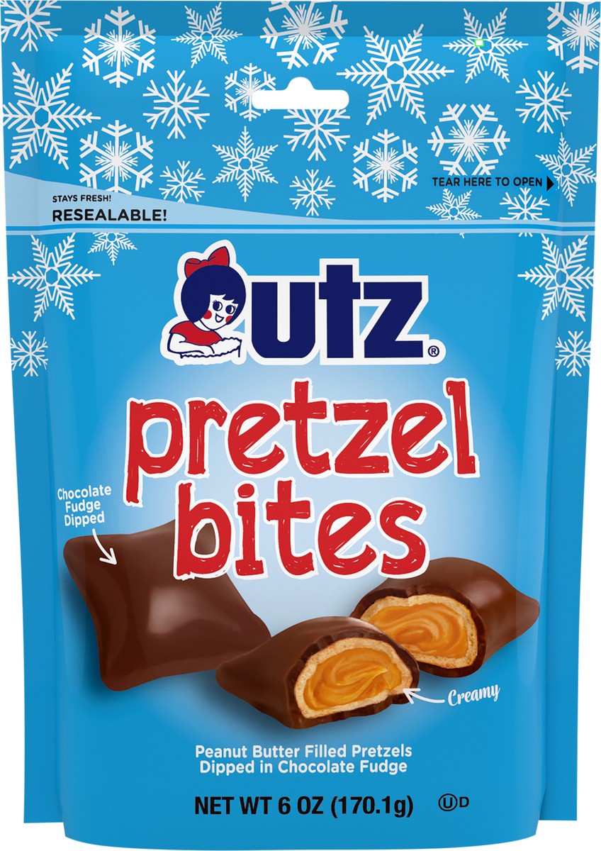 slide 10 of 12, Utz 6 oz Utz Milk Chocolate Peanut Butter Pretzel Bites, 6 oz