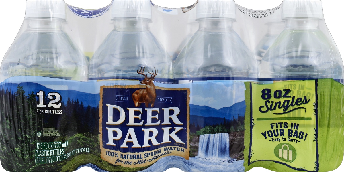 slide 4 of 4, Deer Park Brand 100% Natural Spring Water Mini Bottles, 12 ct; 8 fl oz