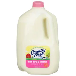 Country Fresh Milk Fat Free Gallon Plastic Jug - 1 gal