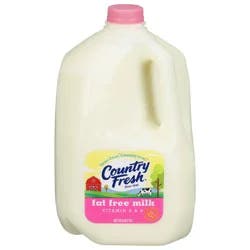 Country Fresh Milk Fat Free Gallon Plastic Jug - 1 gal