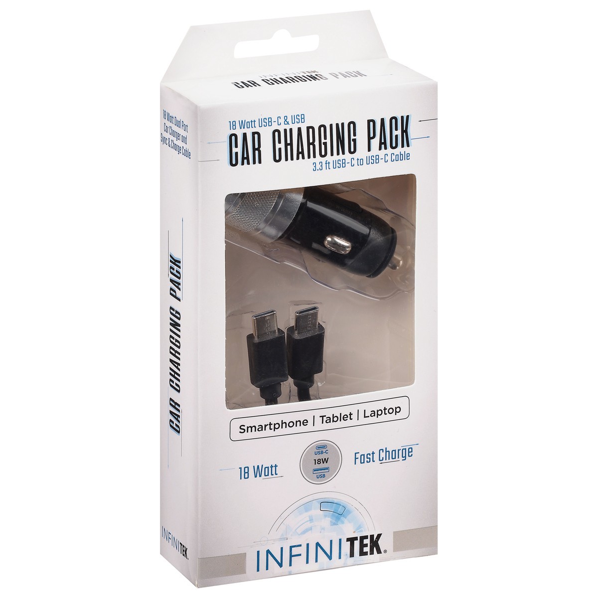 slide 2 of 9, Infinitek Car Charging Pack 1 ea, 1 ea