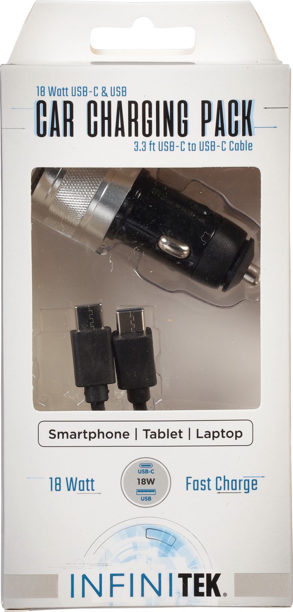 slide 5 of 9, Infinitek Car Charging Pack 1 ea, 1 ea