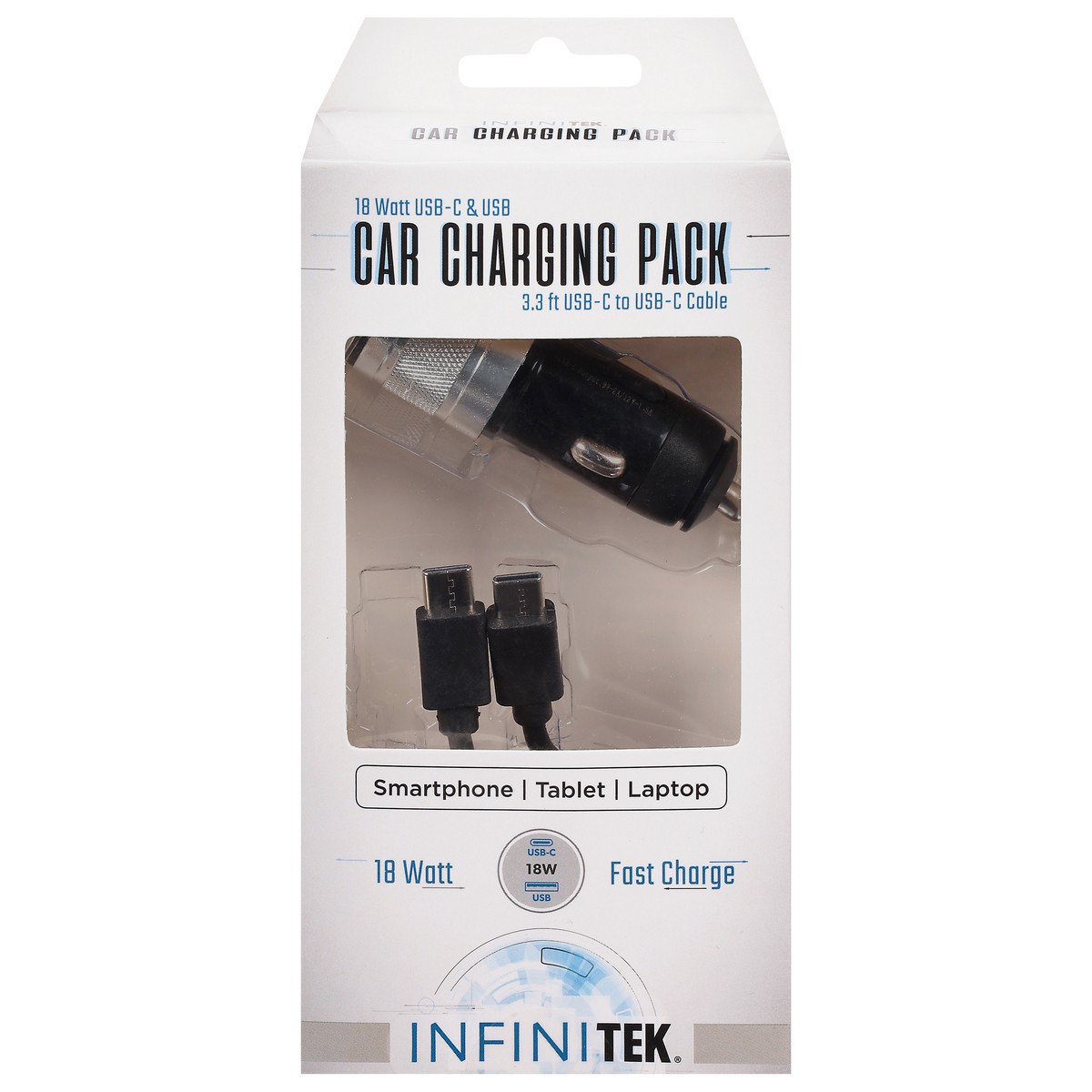 slide 7 of 9, Infinitek Car Charging Pack 1 ea, 1 ea