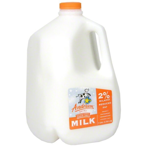 slide 1 of 1, ANDERSON DAIRY Ad Milk 2%, 1 gal