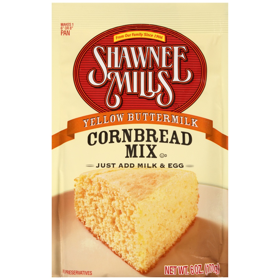 slide 1 of 6, Shawnee Mills Yellow Buttermilk Cornbread Mix, 6 oz