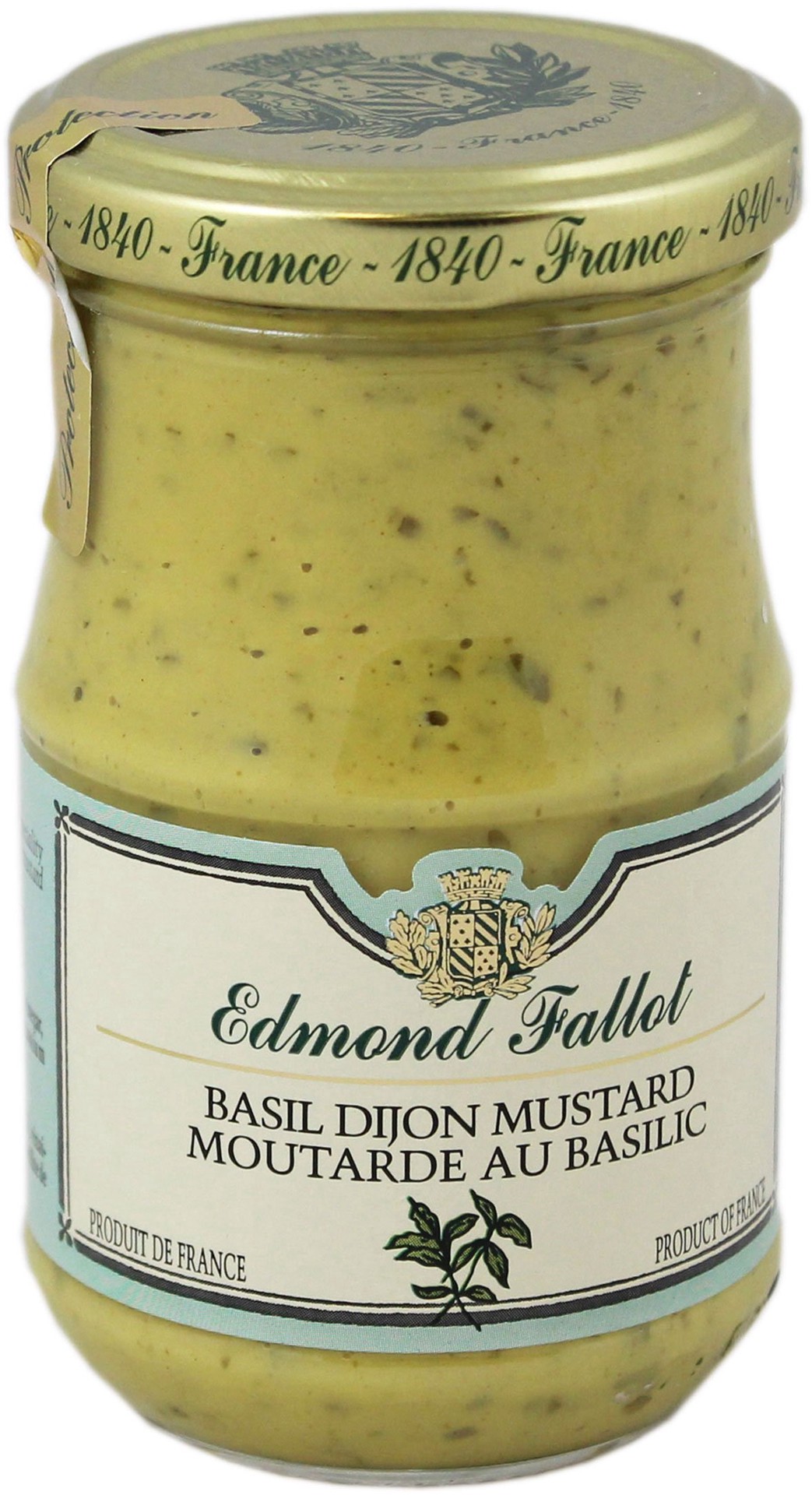 slide 1 of 1, Edmond Fallot Basil Dijon Mustard, 7.4 oz