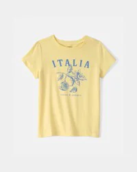 Carter's Girls Italia Lemon Graphic Tee - Yellow - S