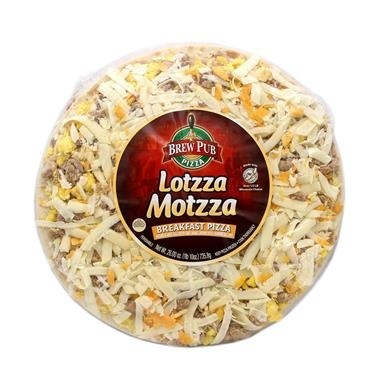 slide 1 of 1, Brew Pub Lotzza Motzza Breakfast Pizza, 26 oz