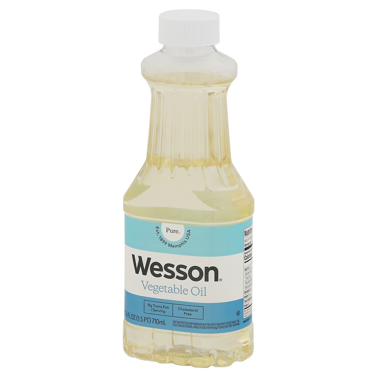 slide 9 of 9, Wesson Pure Vegetable Oil 24 fl oz, 24 fl oz