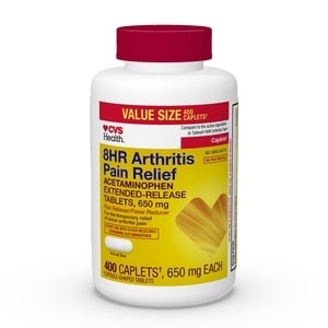 slide 1 of 1, CVS Apap Er Wht Cap, 1 ct