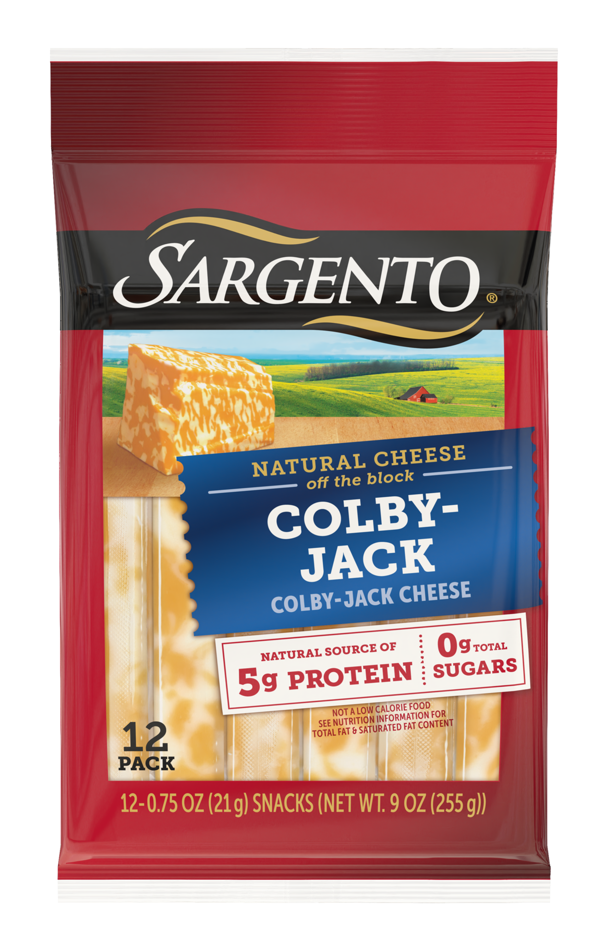 slide 1 of 12, Sargento Natural Colby-Jack Cheese Sticks, 12-Count, 9 oz, per lb