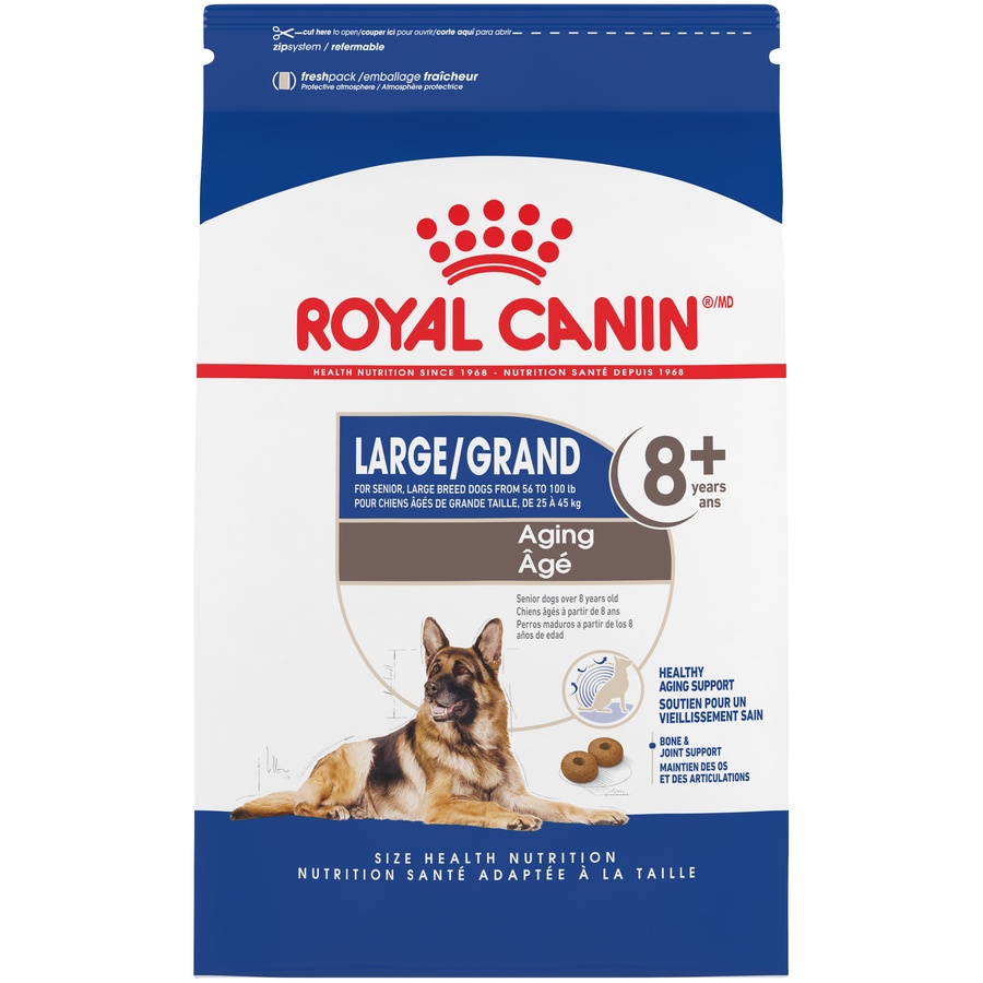 slide 1 of 1, Royal Canin Large Aging 8+ Senior Dry Dog Food, 30 lb