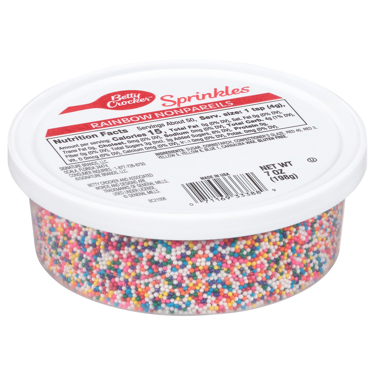 slide 9 of 12, Betty Crocker Rainbow Nonpareils Sprinkles 7 oz, 7 oz