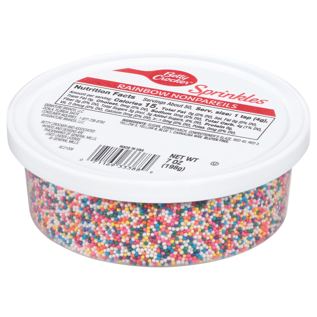 slide 5 of 12, Betty Crocker Rainbow Nonpareils Sprinkles 7 oz, 7 oz