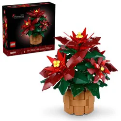 LEGO Poinsettia Botanical Collection Set