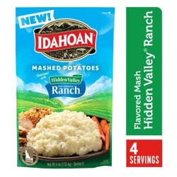 Idahoan Mashed Potatoes Seasoned with Hidden Valley Original Ranch