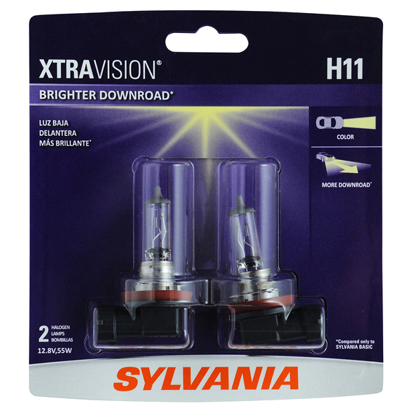 slide 1 of 6, Sylvania H11 XtraVision Headlight, 2 ct