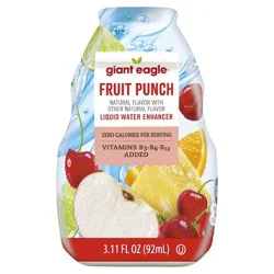 Giant Eagle Liquid Water Enhancer, Fruit Punch