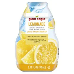 Giant Eagle Liquid Water Enhancer, Lemonade