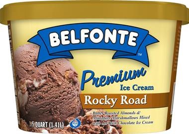 slide 1 of 1, Belfonte Premium Rocky Road, 48 oz