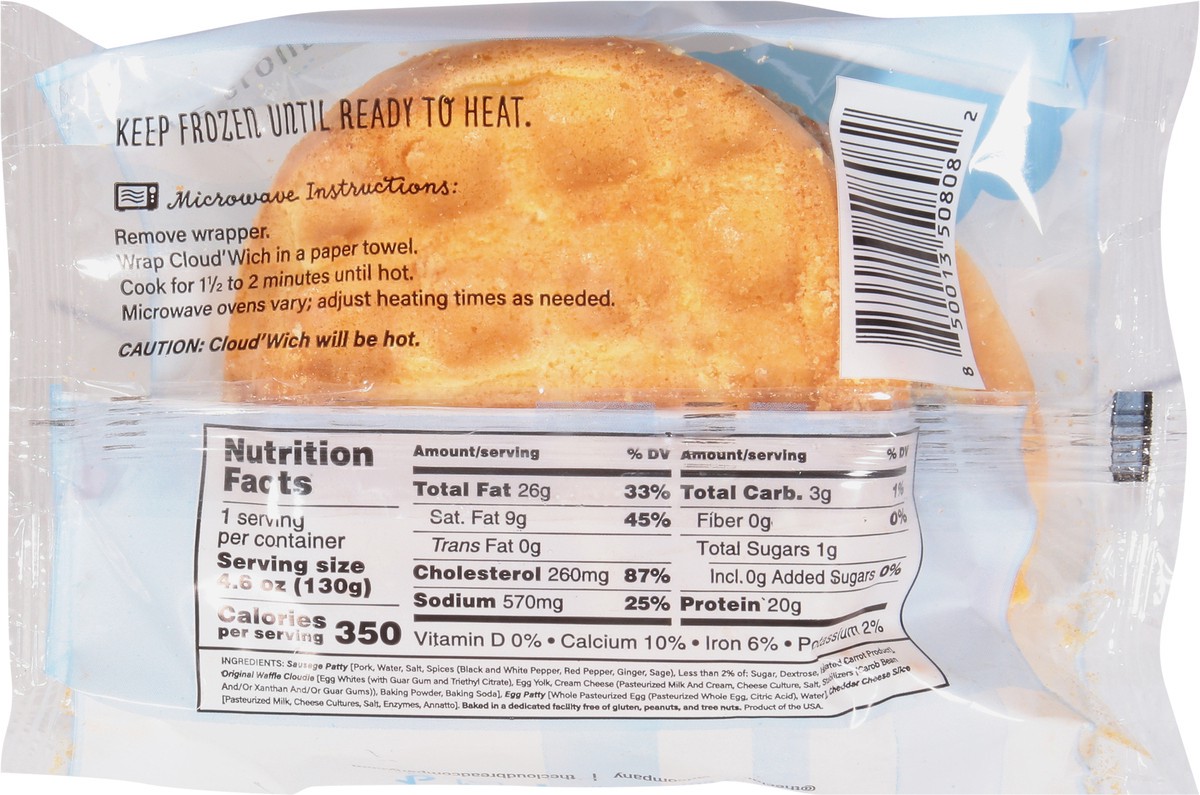 slide 5 of 9, Cloud'wich Original Waffle 4.6 oz, 4.6 oz