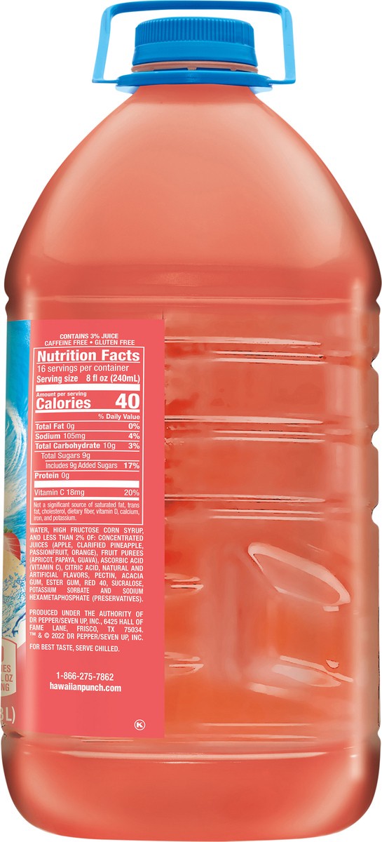 slide 5 of 7, Hawaiian Punch Swell Strawberry Banana, 1 gal bottle, 1 gal