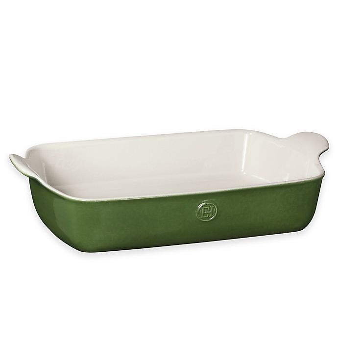 slide 1 of 1, Emile Henry Modern Classics Large Rectangular Baking Dish - Green, 4 qt