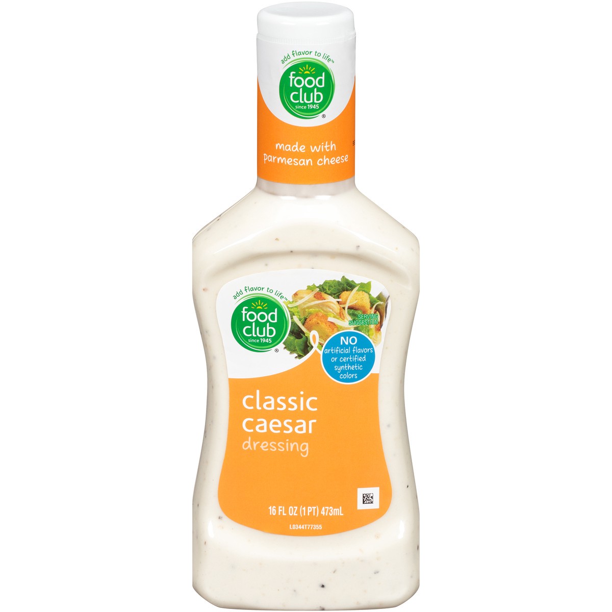 slide 1 of 10, Food Club Salad Dressing - Caesar, 16 fl oz