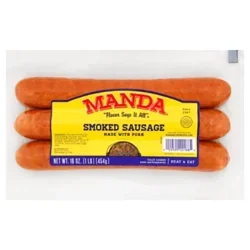 Manda Smoked Hot Sausage