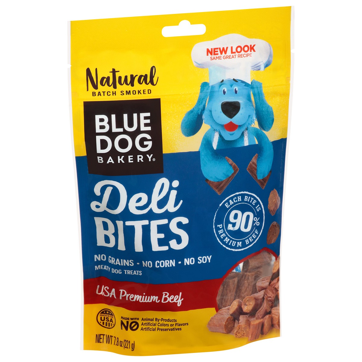 slide 11 of 12, Blue Dog Bakery Deli Bites Meaty USA Premium Beef Dog Treats 7.8 oz, 7.8 oz