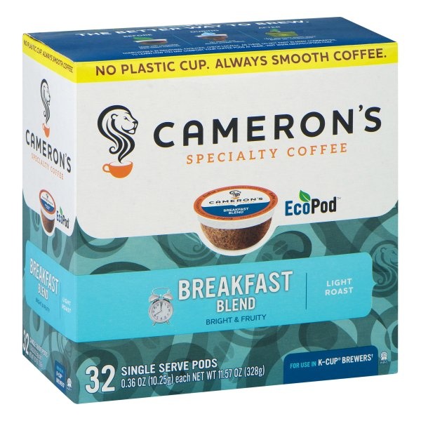 slide 1 of 1, Cameron's Breakfast Blend Coffee Pods, 36 ct