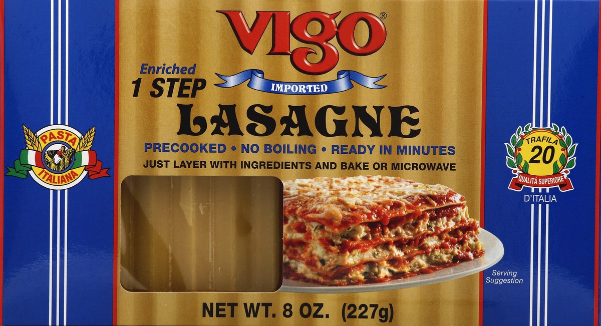 slide 3 of 4, Vigo Lasagne 8 oz, 8 oz