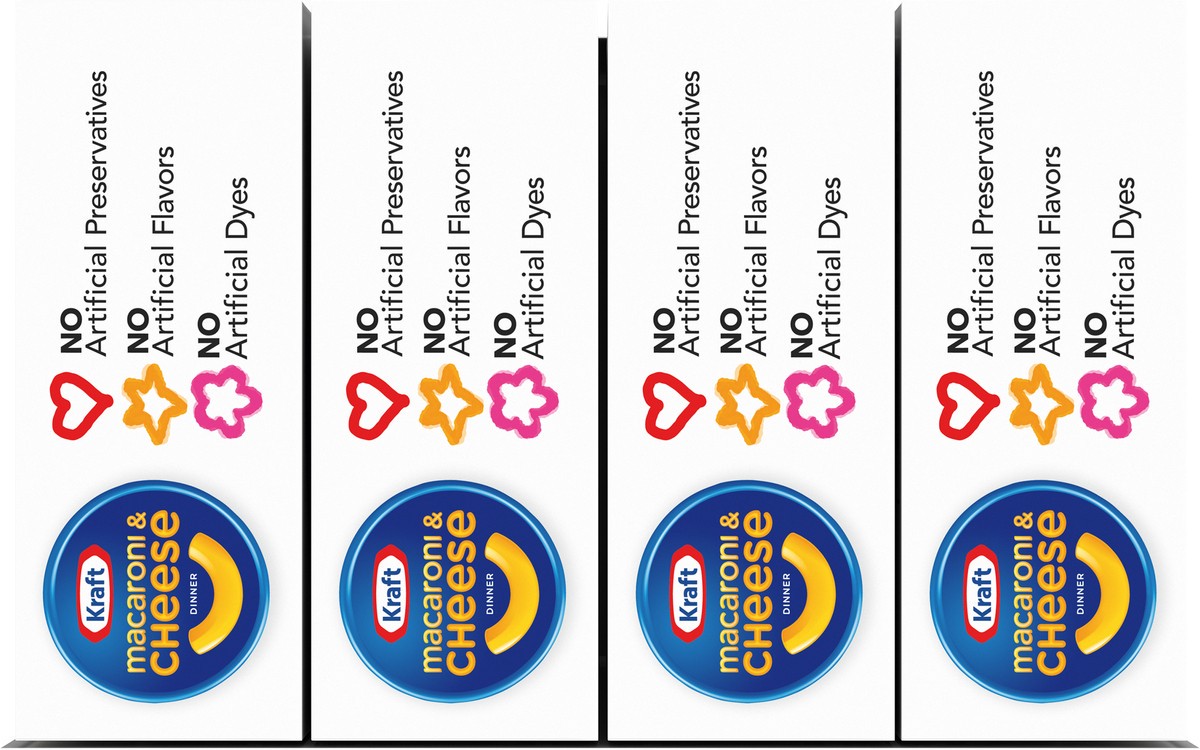 slide 7 of 9, Kraft Macaroni & Cheese Dinner with ABC Pasta Shapes & Crayola Coloring Boxes, 4 ct Pack, 5.5 oz Boxes, 4 ct