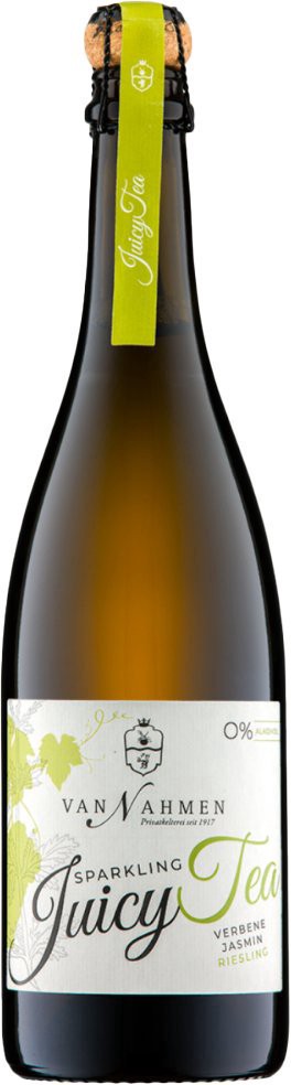 slide 1 of 1, Van Nahmen Sparkling Juicy Tea Verbena Jasmine & Riesling, 750 ml