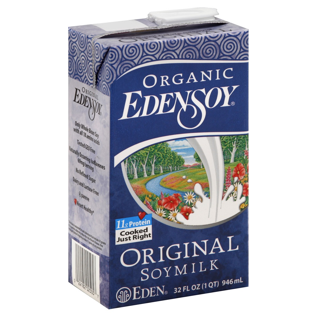 slide 5 of 5, Eden Foods Organic Soy Milk, 32 fl oz